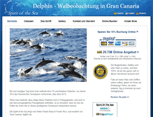 Tablet Screenshot of dolphinwhale.de